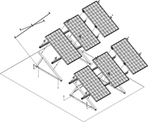 Schema costruttivo su tetto piano